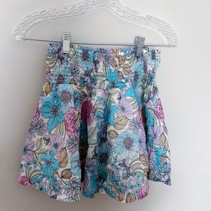 KARLIE flower print skort